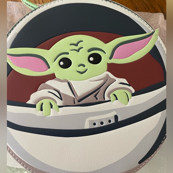 Vera Bradley Grogu Baby Yoda Whimsey Cosmetic Case Bag Disney Star Wars - Picture 4 of 11